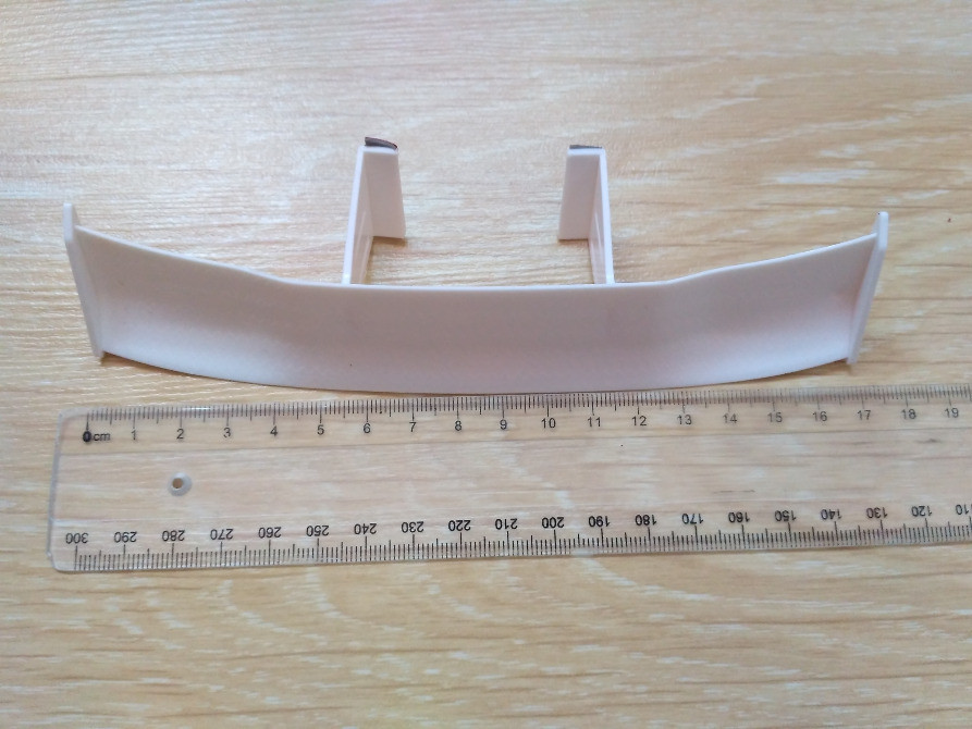 Спойлер міні на авто Білий Київ - фото 3