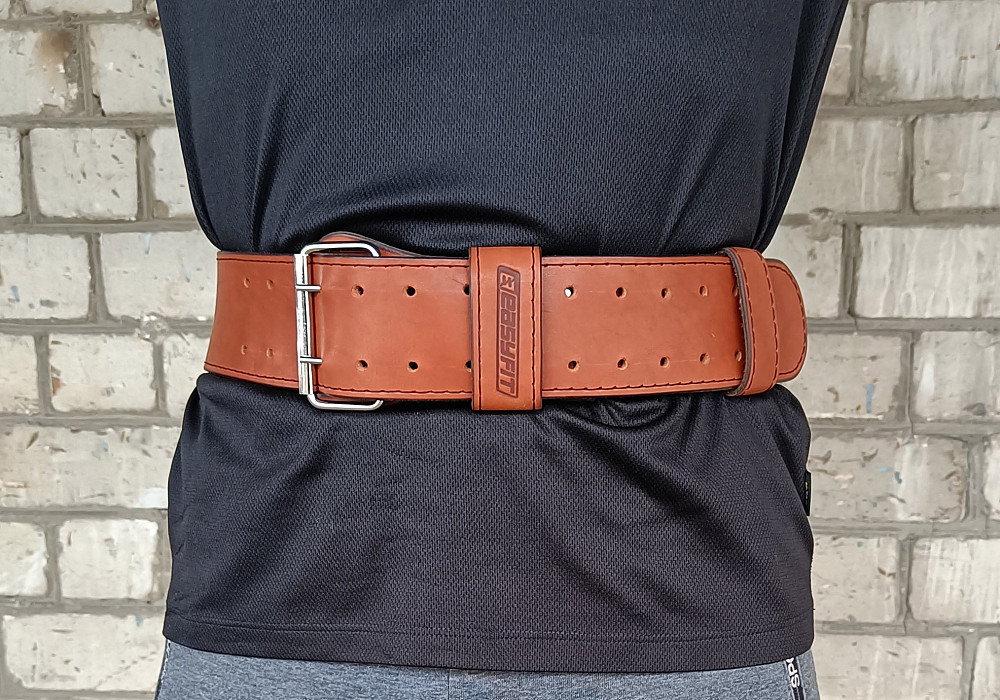 EasyFit Пояс атлетичний EasyFit DeciBelt (шкіра) коричневий L Коломыя - изображение 5