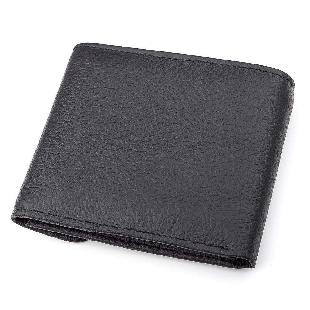 Гаманець ST Leather 18313 (ST155) шкіряний Чорний Київ - фото 12