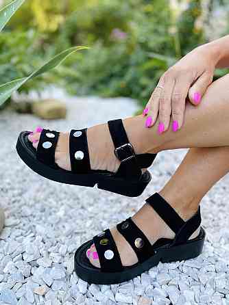 VIKTTORIO БосонІжки жіночі VIKTTORIO Сахара чорні (літо, замша натуральна) (3771) лише 38р. Коломия