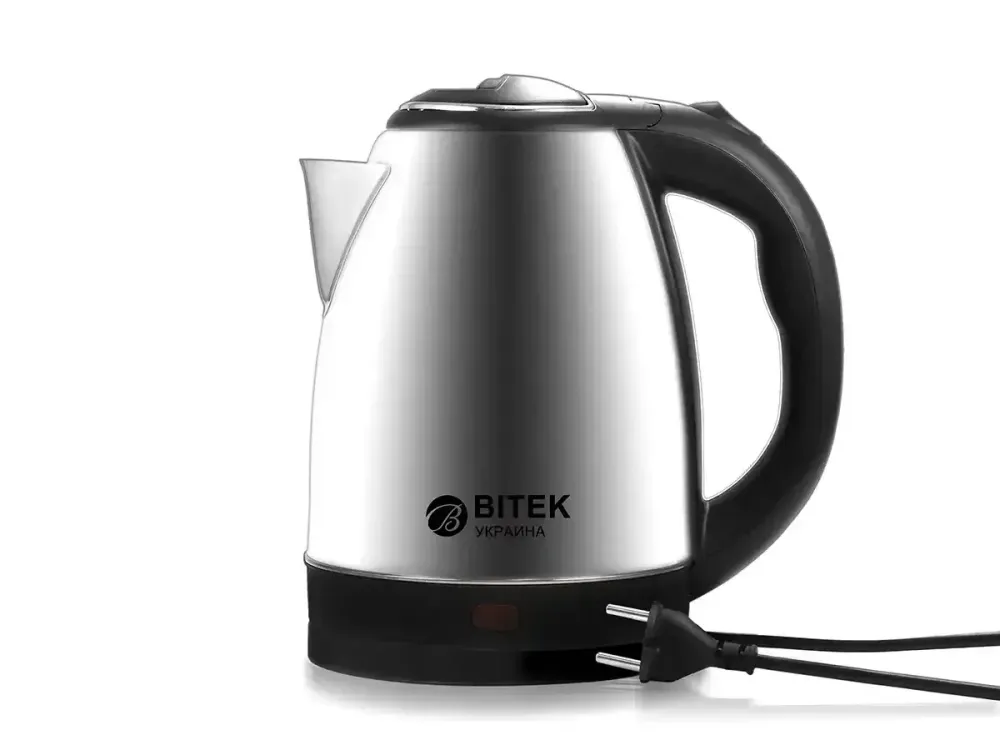 Чайник електричний з нержавіючої сталі 2,0л 2000Вт BITEK BT-7001 Одеса - фото 9