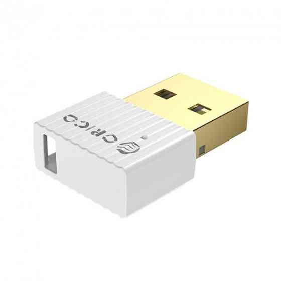 USB Bluetooth адаптатор Orico бездротової передавач bluetooth 5.0 для BTA-508-WH (Білий) Николаев