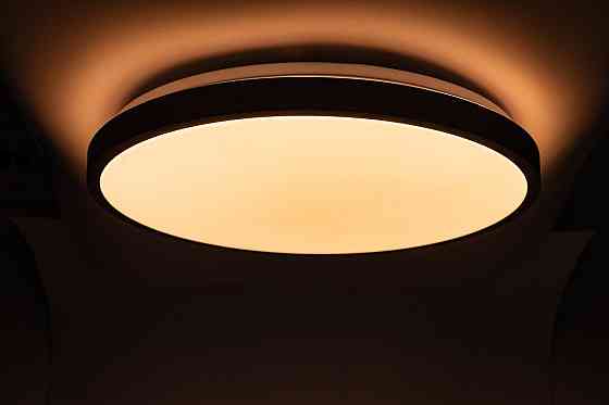 RING матовый 80W 480*60мм 3000К-6500К с ДУ черный Киев