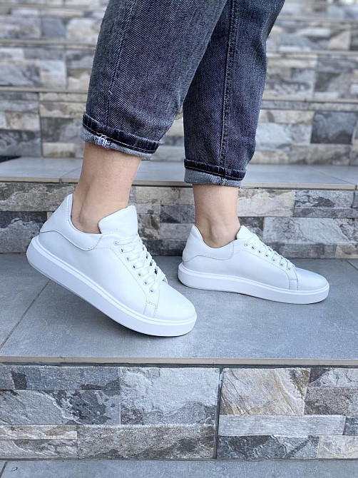 SLATURI Кеди жіночі SLATURI 152 білі (весна-осінь, шкіра натуральна) (4307) Коломыя - изображение 8