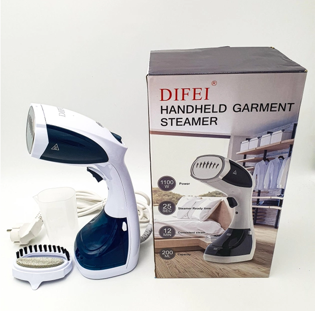 Отпариватель для одежды  DIFEI DF-019A  1100 Вт, резервуар  200 мл, пар до 20 г/мин, с щеточкой для чистки Одесса - изображение 9