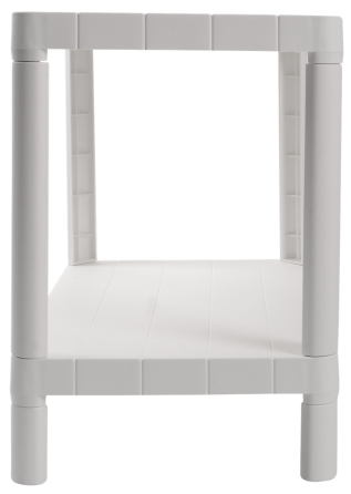 Етажерка 2-х ярусна Violet House 6032 Olympic WHITE 27х42х39 см (7040709) Київ