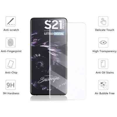 Стекло защитное Drobak Samsung Galaxy S21 Plus (464640) Винница