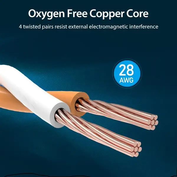 Кабель Vention Cat.8 SFTP, 3 м, черный Киев - изображение 7