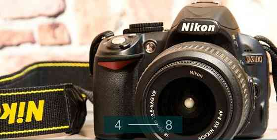 Дзеркальний фотоапарат Nikon D3100 з рідним об’єктивом 18-55 mm. Київ