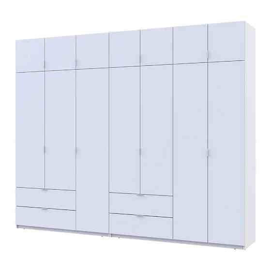 Шафа для одягу Doros Лукас Біла 3+4 ДСП 295х50х240 DRS-011687 (42005122) Львів