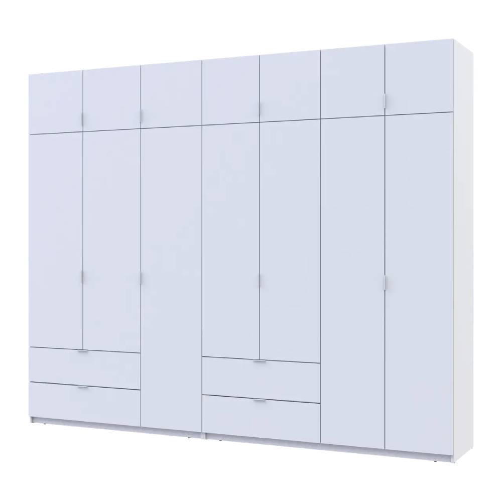 Шафа для одягу Doros Лукас Біла 3+4 ДСП 295х50х240 DRS-011687 (42005122) Львів - фото 1