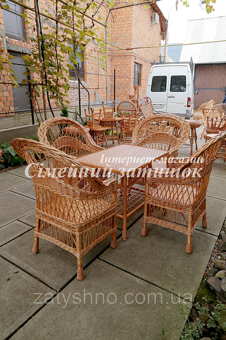 Мебель плетеная из лозы на 4 персоны Киев - изображение 5