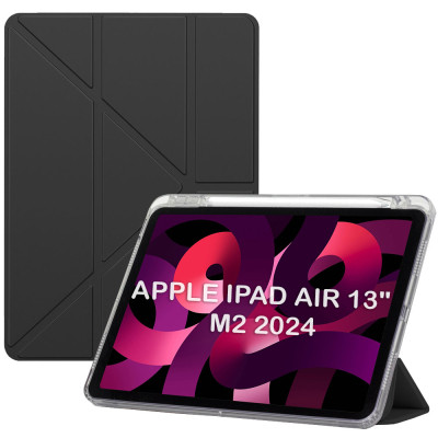 Чехол для планшета Armorstandart Ultra Slim Origami Transparent Apple iPad Air 13" M2 2024 Black (711695) Винница - изображение 1