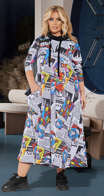 Стильне плаття великого розміру МАКСІ (50) Київ - фото 2