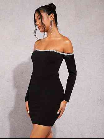 Женская стильная вечерняя мини-платье из бархата с камнями 46/48 Одесса