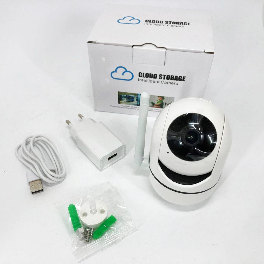 Камера відеоспостереження для дому квартири WiFi, Камери спостереження поворотні, Поворотна wifi камера TZ-30 Львів - фото 5