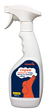 Спрей Smartis Смартіс ліквідатор плям та запахів для собак 500 мл Вінниця