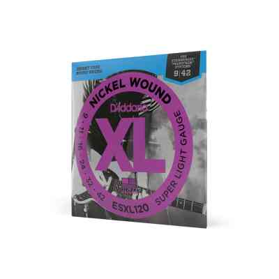 Струны для гитары D'Addario XL Nickel Wound Super Light Double Ball End (09-42) (ESXL120) Винница