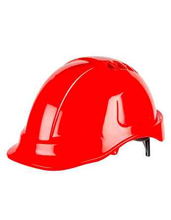 Каска защитная строительная Sizam Safe-Guard 3120 красная Ровно