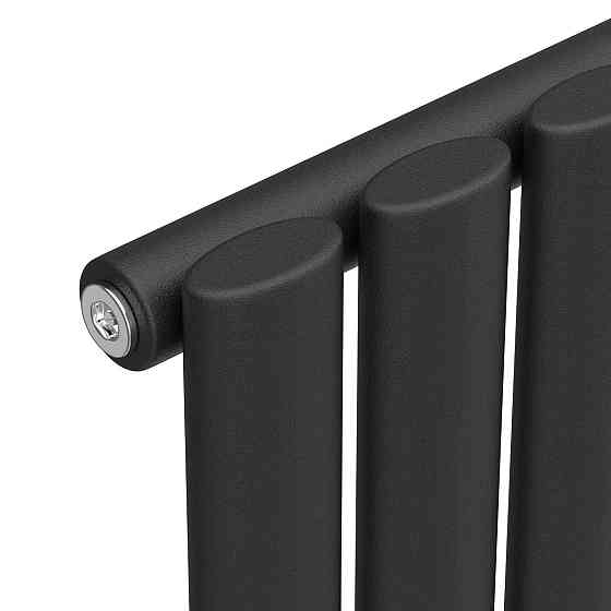 Вертикальный радиатор Ellipse 480х1800-8, anticor, черный муар Киев