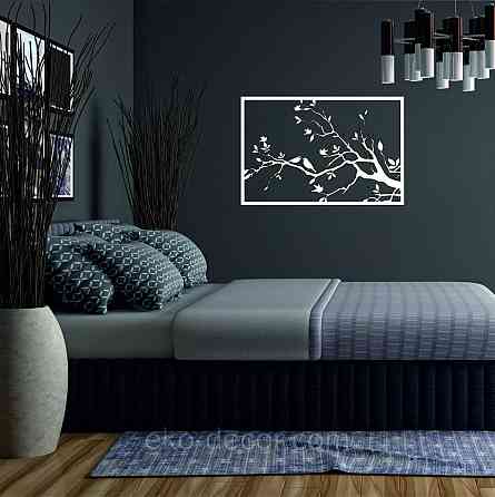 Декоративное настенное Панно «Весна» Декор на стену 90*59 см, Белый Киев