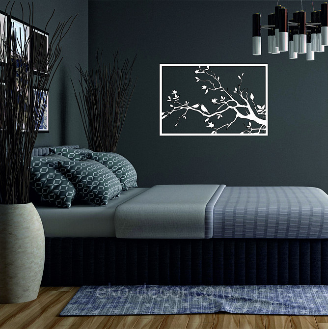 Декоративное настенное Панно «Весна» Декор на стену 90*59 см, Белый Киев - изображение 2