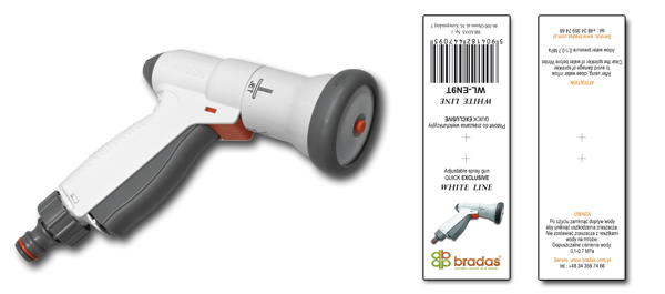Пістолет поливальний регульований WL-EN9T BRADAS Польща Київ - фото 2