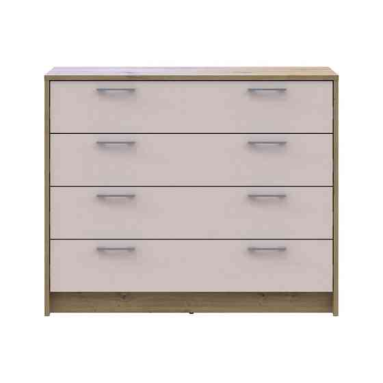 Комод Doros Ронди Дуб Артизан/Кашемир 4 ящика 100х40х82 DRS-011782 (41516187) Днепр