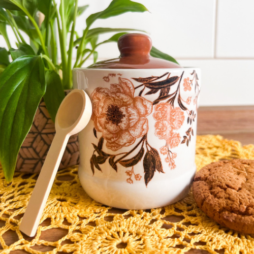 Ємність для меду Розпис 400мл з дерев'яною ложкою S&T 700-04-19 Житомир - изображение 4