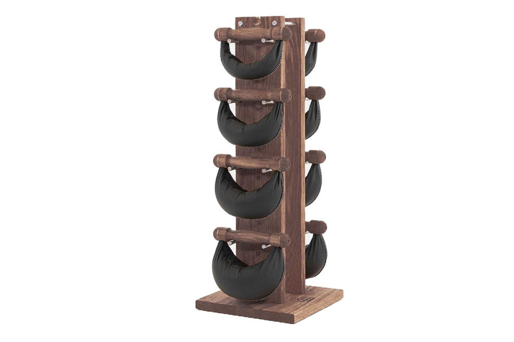 Набір гантелі з підставкою SwingBell Tower NOHRD 2-8 кг Oak Vintage Leather Київ - фото 4