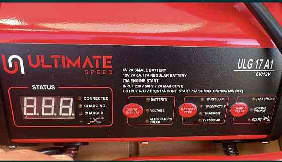 Пуско-зарядний пристрій Ultimate Speed ULG 17 A1 з потужністю 250 Ач для акумуляторів – Німеччина 2025 Fto Киев