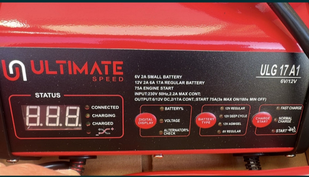 Пуско-зарядний пристрій Ultimate Speed ULG 17 A1 з потужністю 250 Ач для акумуляторів – Німеччина 2025 Fto Киев - изображение 5