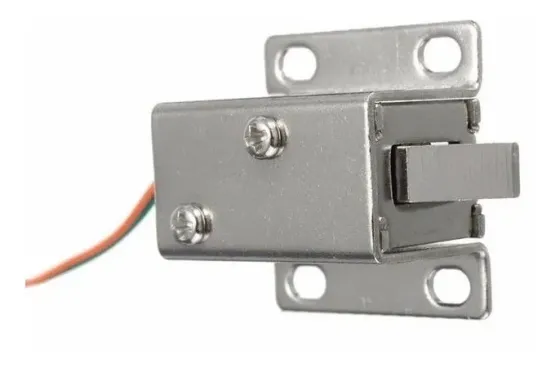Мини электрозамок 12В для дверей Киев