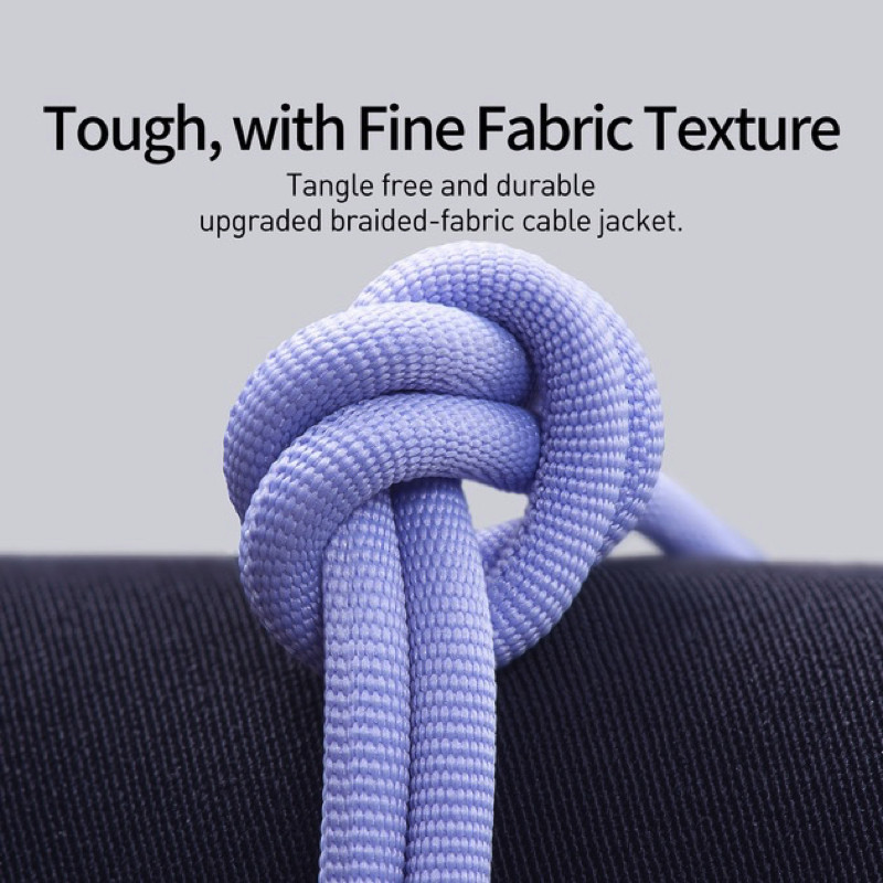 Кабель Baseus Crystal Shine Series Fast Charging Data Cable Type-C to iP 20W 2m Purple Київ - фото 3