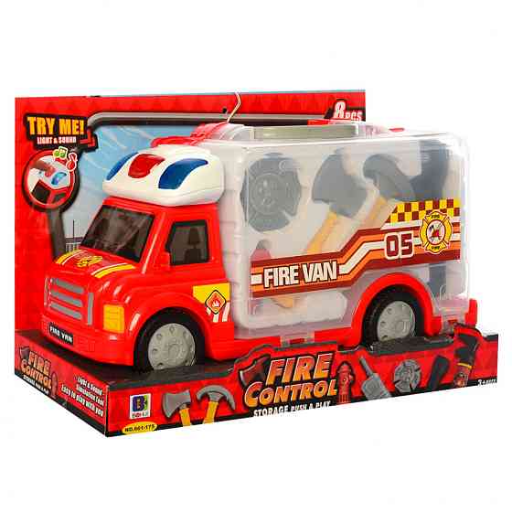 Ігровий набір Пожежного з машинкою 661-175 машинка зі світлом Вінниця