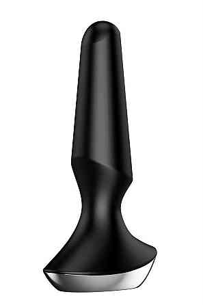 Анальная пробка с функцией управления с смартфона Satisfyer Plug-Ilicious, черный Sex Aura Киев