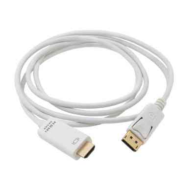 Кабель мультимедийный DisplayPort M to HDMI M 2.0m Extradigital (KBD1669) Винница