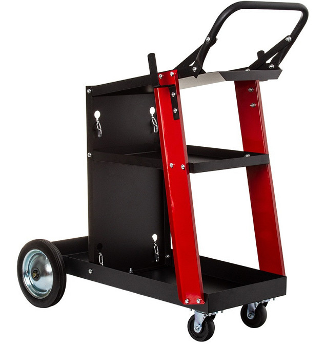 Сварочная тележка на колесах для баллона и аксессуаров Mar-Pol (M66610R) Нововолынск - изображение 2