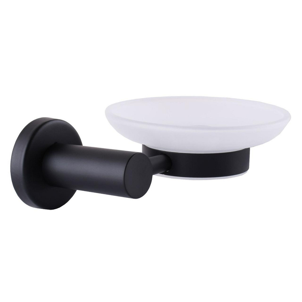 Мыльница Globus Lux BS8408 черная матовая SUS304 (000021388) Киев - изображение 1
