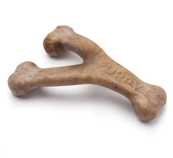 Жувальна іграшка для собак Бенебон Benebone Puppy Wishbone Bacon зі смаком бекону для цуценят до 27 кг (розмір M) Вінниця