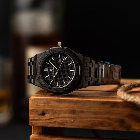 Мужские наручные часы Poedagar Morion (Черные) Винница - изображение 6