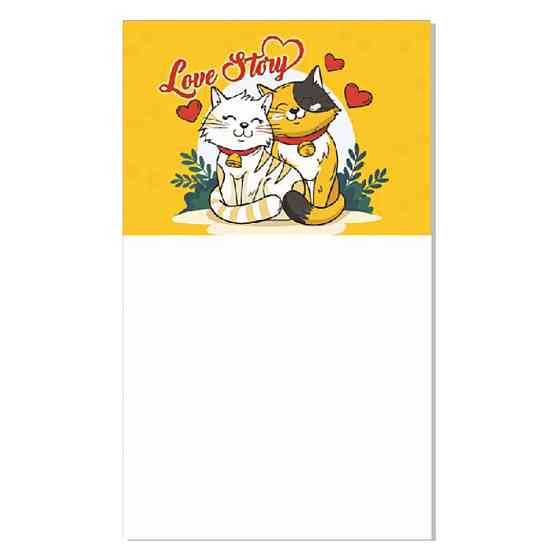 Блокнот на магніті Love story "Котики" Kt30072101, 30 аркушів Вінниця