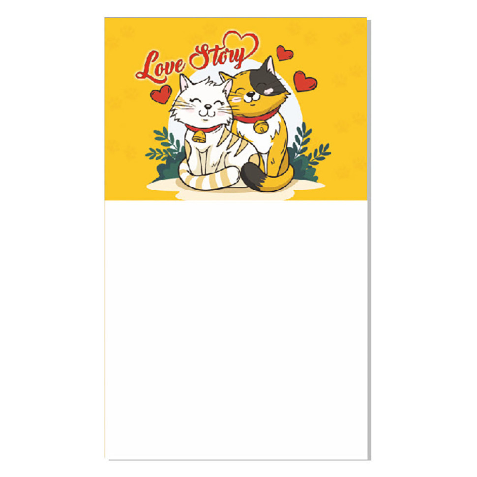 Блокнот на магніті Love story "Котики" Kt30072101, 30 аркушів Вінниця - фото 1
