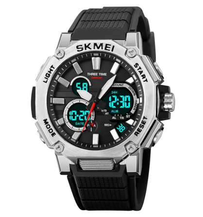 Годинник чоловічий наручний Skmei 2219 (Сріблястий) Вінниця
