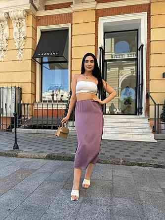 Жіноча шовкова спідниця Silk 46-48, Ліловий дим Київ