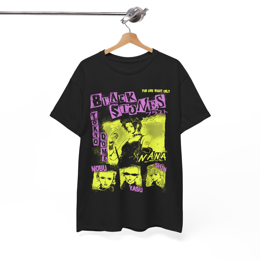 Футболка з аніме принтом Нана Осакі Блакк Стонес оверсайз (S/M/L) Чорний AnimeJ0277 Дніпро - фото 7