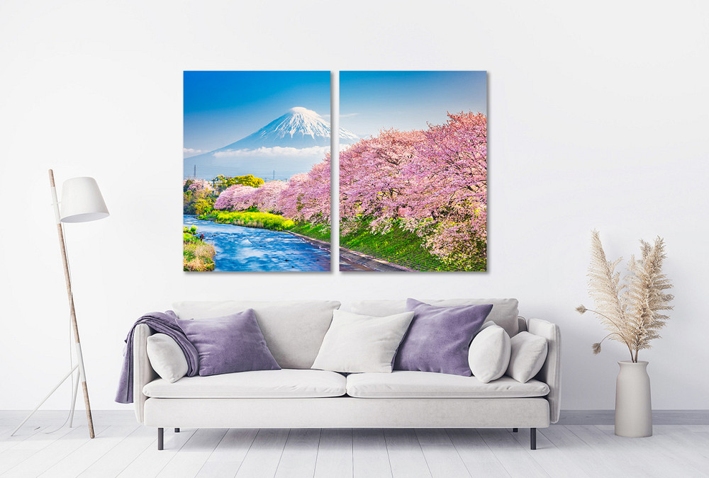 Модульная картина в гостиную / спальню  Вечірній Лондон TLV-2_023 90x132 см Київ - фото 2