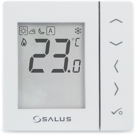 SALUS VS35W Зональный терморегулятор, проводной, 230В, скрытого монтажа (белый) Киев - изображение 1
