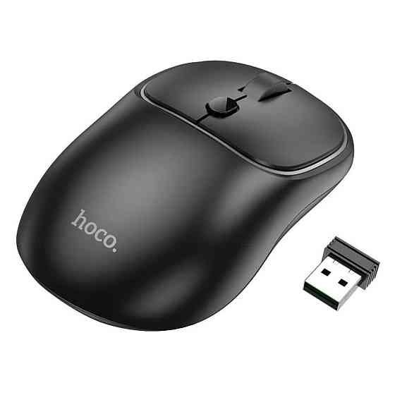 Миша Hoco GM25 Royal dual-mode business wireless mouse Dark Night Black (6942007608527 ) Київ