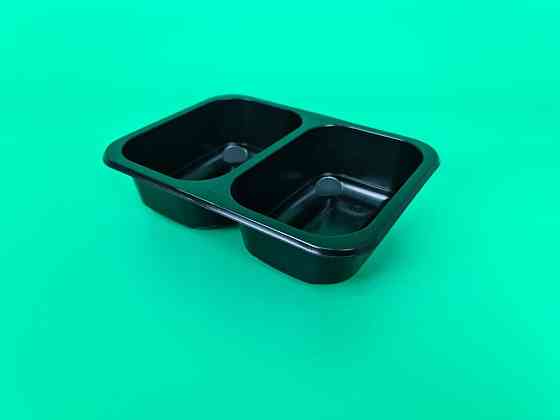 Контейнер T-2 187/137/48 чорний PP PL (50 шт.) Харків